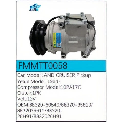 PartzBiz CE: -สำหรับคอมเพรสเซอร์ Toyota - FMMTT0058 PartzBiz CE: -สำหรับคอมเพรสเซอร์ Toyota - FMMTT0058