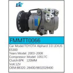 PartzBiz CE FMMTT0066 - สำหรับคอมเพรสเซอร์ Toyota - FMMTT0066 PartzBiz CE FMMTT0066 - สำหรับคอมเพรสเซอร์ Toyota - FMMTT0066