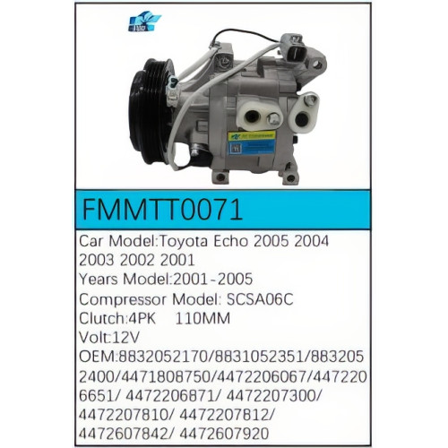 PartzBiz CE: -สำหรับคอมเพรสเซอร์ Toyota - FMMTT0071 PartzBiz CE: -สำหรับคอมเพรสเซอร์ Toyota - FMMTT0071