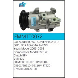 PartzBiz CE FMMTT0072 - สำหรับคอมเพรสเซอร์ Toyota - FMMTT0072 PartzBiz CE FMMTT0072 - สำหรับคอมเพรสเซอร์ Toyota - FMMTT0072