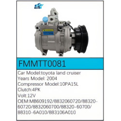 PartzBiz CE FMMTT0081 - สำหรับคอมเพรสเซอร์ Toyota - FMMTT0081 PartzBiz CE FMMTT0081 - สำหรับคอมเพรสเซอร์ Toyota - FMMTT0081