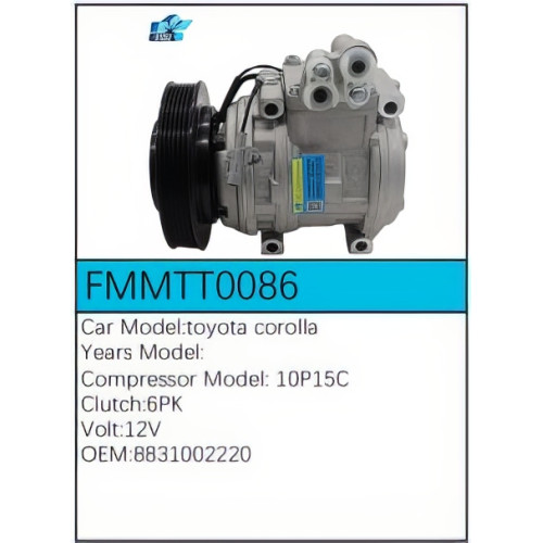 PartzBiz CE: -Compressor for  Toyota - FMMTT0086
