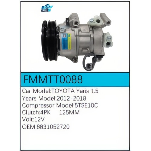 PartzBiz CE: -Compressor for Toyota - FMMTT0088 PartzBiz CE: -Compressor for Toyota - FMMTT0088