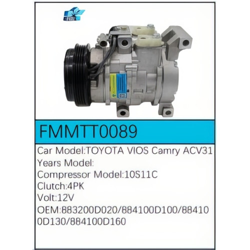 PartzBiz CE: -Compressor for Toyota - FMMTT0089 PartzBiz CE: -Compressor for Toyota - FMMTT0089