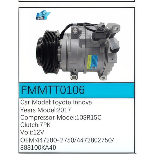 PartzBiz CE: -สำหรับคอมเพรสเซอร์ Toyota - FMMTT0106 PartzBiz CE: -สำหรับคอมเพรสเซอร์ Toyota - FMMTT0106