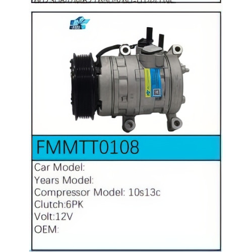 PartzBiz CE: -สำหรับคอมเพรสเซอร์ Toyota - FMMTT0108 PartzBiz CE: -สำหรับคอมเพรสเซอร์ Toyota - FMMTT0108
