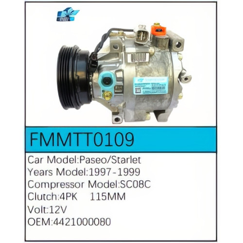 PartzBiz CE: -Compressor for Toyota - FMMTT0109 PartzBiz CE: -Compressor for Toyota - FMMTT0109
