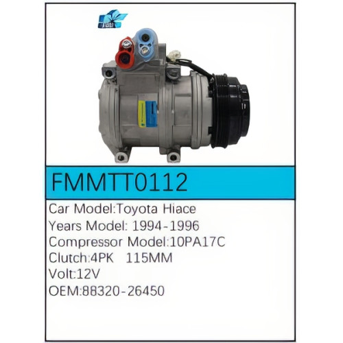 PartzBiz CE: -Compressor for Toyota - FMMTT0112 PartzBiz CE: -Compressor for Toyota - FMMTT0112