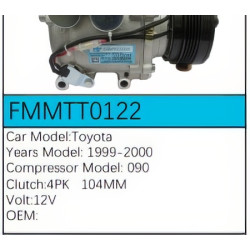 PartzBiz CE FMMTT0122 - Compressor for Toyota - FMMTT0122 PartzBiz CE FMMTT0122 - Compressor for Toyota - FMMTT0122