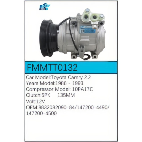 PartzBiz CE: -สำหรับคอมเพรสเซอร์ Toyota - FMMTT0132 PartzBiz CE: -สำหรับคอมเพรสเซอร์ Toyota - FMMTT0132