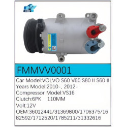 PartzBiz CE FMMVV0001 - สำหรับคอมเพรสเซอร์ Volvo - FMMVV0001 PartzBiz CE FMMVV0001 - สำหรับคอมเพรสเซอร์ Volvo - FMMVV0001