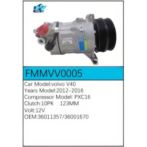 PartzBiz CE: -สำหรับคอมเพรสเซอร์ Volvo - FMMVV0005 PartzBiz CE: -สำหรับคอมเพรสเซอร์ Volvo - FMMVV0005