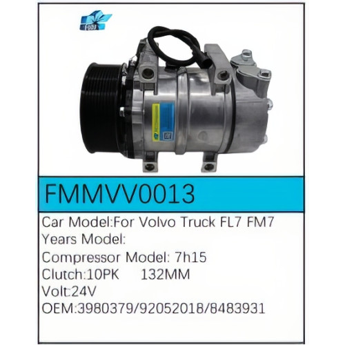 PartzBiz CE: -สำหรับคอมเพรสเซอร์ Volvo - FMMVV0013 PartzBiz CE: -สำหรับคอมเพรสเซอร์ Volvo - FMMVV0013