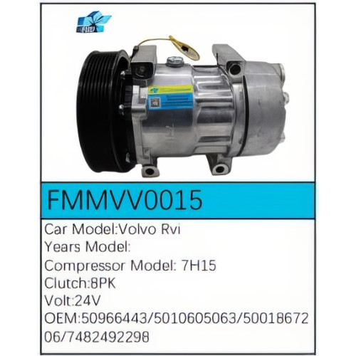 PartzBiz CE: -สำหรับคอมเพรสเซอร์ Volvo - FMMVV0015 PartzBiz CE: -สำหรับคอมเพรสเซอร์ Volvo - FMMVV0015