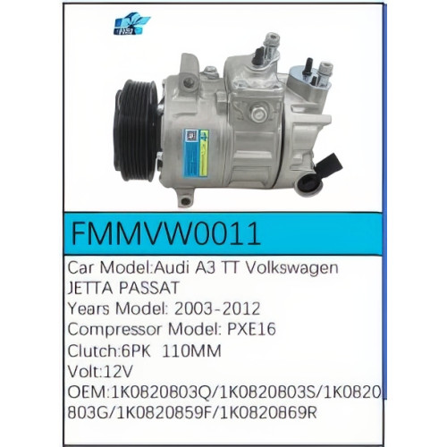 PartzBiz CE: -สำหรับคอมเพรสเซอร์ Volkswagen - FMMVW0011 PartzBiz CE: -สำหรับคอมเพรสเซอร์ Volkswagen - FMMVW0011