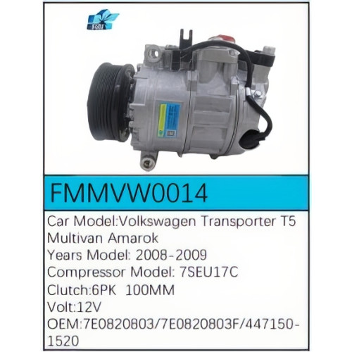 PartzBiz CE: -สำหรับคอมเพรสเซอร์ Volkswagen - FMMVW0014 PartzBiz CE: -สำหรับคอมเพรสเซอร์ Volkswagen - FMMVW0014