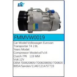 PartzBiz CE FMMVW0019 - สำหรับคอมเพรสเซอร์ Volkswagen - FMMVW0019 PartzBiz CE FMMVW0019 - สำหรับคอมเพรสเซอร์ Volkswagen - FMMVW0019