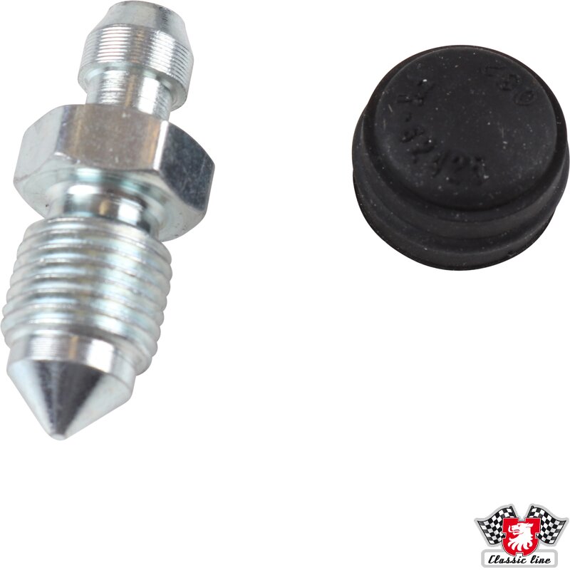 PartzBiz CE: 1661950500-วาล์วไล่ลมสำหรับคาลิเปอร์เบรก พร้อมฝาปิด ซ้าย/ขวา PartzBiz CE: 1661950500-วาล์วไล่ลมสำหรับคาลิเปอร์เบรก พร้อมฝาปิด ซ้าย/ขวา