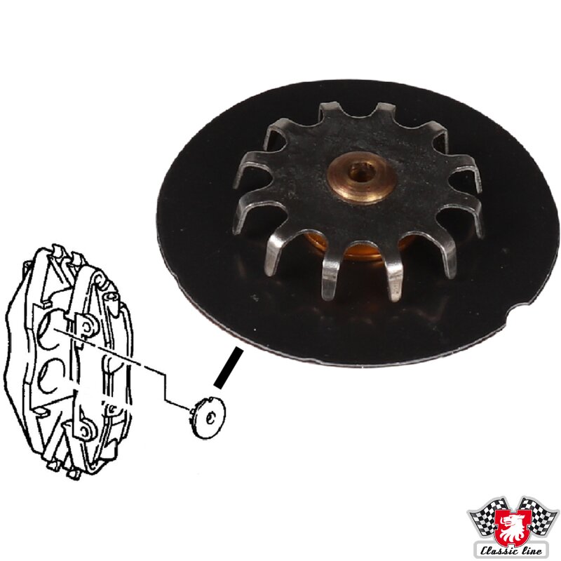 PartzBiz CE: 1663650300-แผ่นรองปรับความหน่วงผ้าเบรก ขนาด 44 mm สำหรับล้อหน้า PartzBiz CE: 1663650300-แผ่นรองปรับความหน่วงผ้าเบรก ขนาด 44 mm สำหรับล้อหน้า