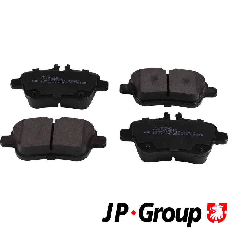 PartzBiz CE: 1363702510-ชุดผ้าเบรก สำหรับดิสก์เบรก PartzBiz CE: 1363702510-ชุดผ้าเบรก สำหรับดิสก์เบรก