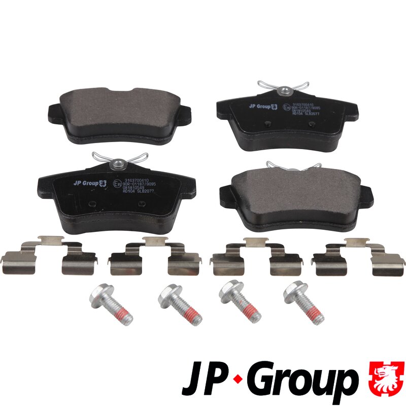 PartzBiz CE: 3163700410-Brake Pad Set, disc brake PartzBiz CE: 3163700410-Brake Pad Set, disc brake