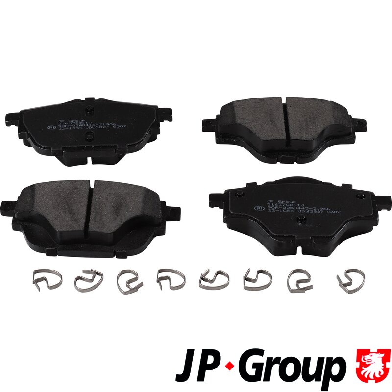 PartzBiz CE: 3163700610-ชุดผ้าเบรก สำหรับดิสก์เบรก PartzBiz CE: 3163700610-ชุดผ้าเบรก สำหรับดิสก์เบรก