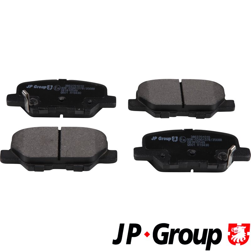 PartzBiz CE: 3863701010-ชุดผ้าเบรก สำหรับดิสก์เบรก PartzBiz CE: 3863701010-ชุดผ้าเบรก สำหรับดิสก์เบรก