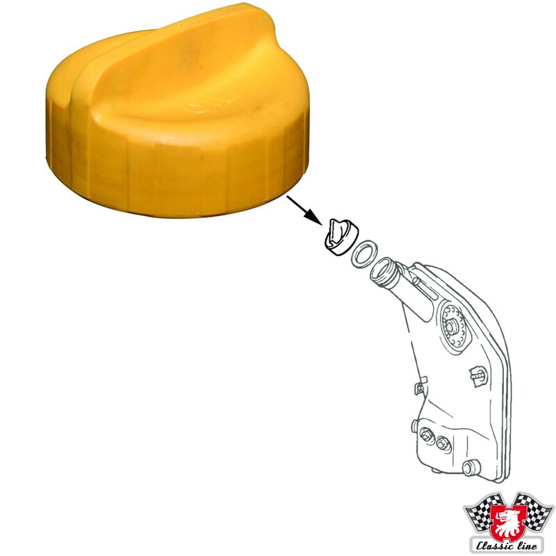 PartzBiz CE: 1613600100-Oil filler cap PartzBiz CE: 1613600100-Oil filler cap