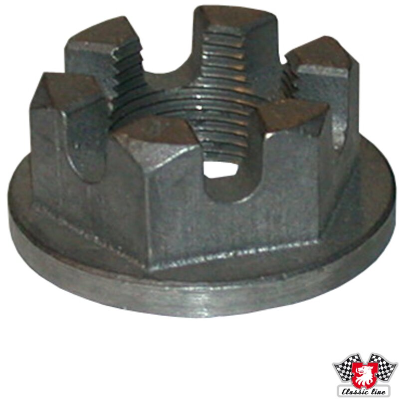 PartzBiz CE: 8163550100-Castle nut for brake drum, rear, M24x1,5 PartzBiz CE: 8163550100-Castle nut for brake drum, rear, M24x1,5
