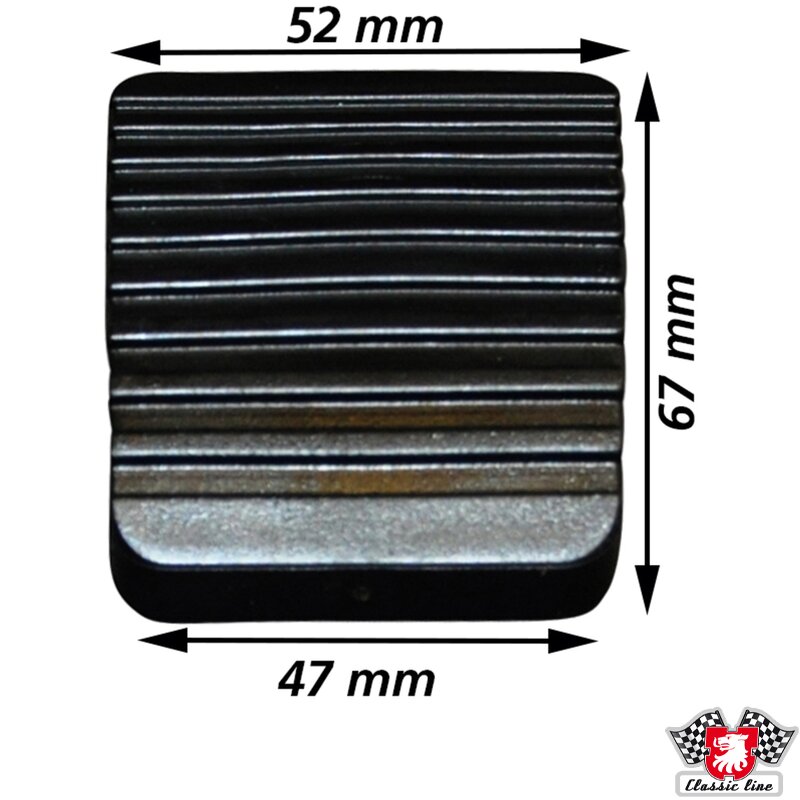 PartzBiz CE: 8172200300-Clutch and brake pedal pad, Original design PartzBiz CE: 8172200300-Clutch and brake pedal pad, Original design