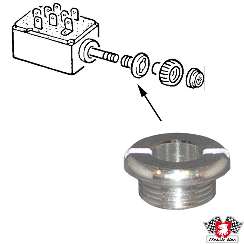 PartzBiz CE: 8196150400-Dashboard switch escutcheon nut PartzBiz CE: 8196150400-Dashboard switch escutcheon nut