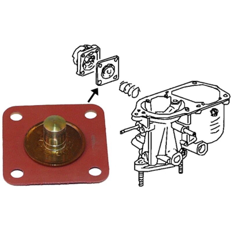 PartzBiz CE: 8116000606-Diaphragm for accelerator pump PartzBiz CE: 8116000606-Diaphragm for accelerator pump