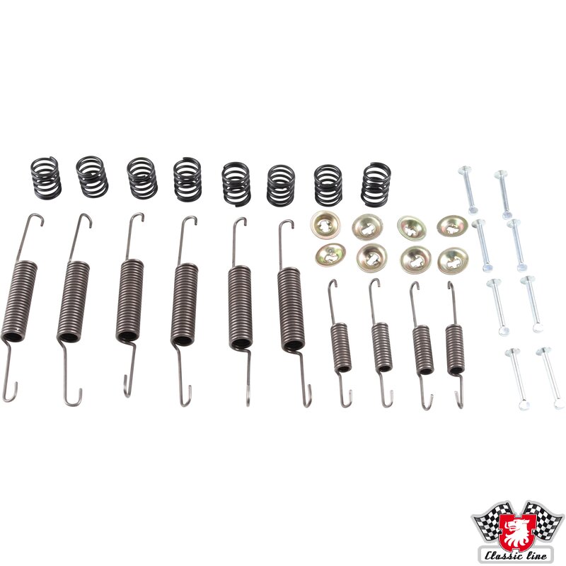 PartzBiz CE: 1664001210-Hardware kit for brake shoe, front/rear PartzBiz CE: 1664001210-Hardware kit for brake shoe, front/rear