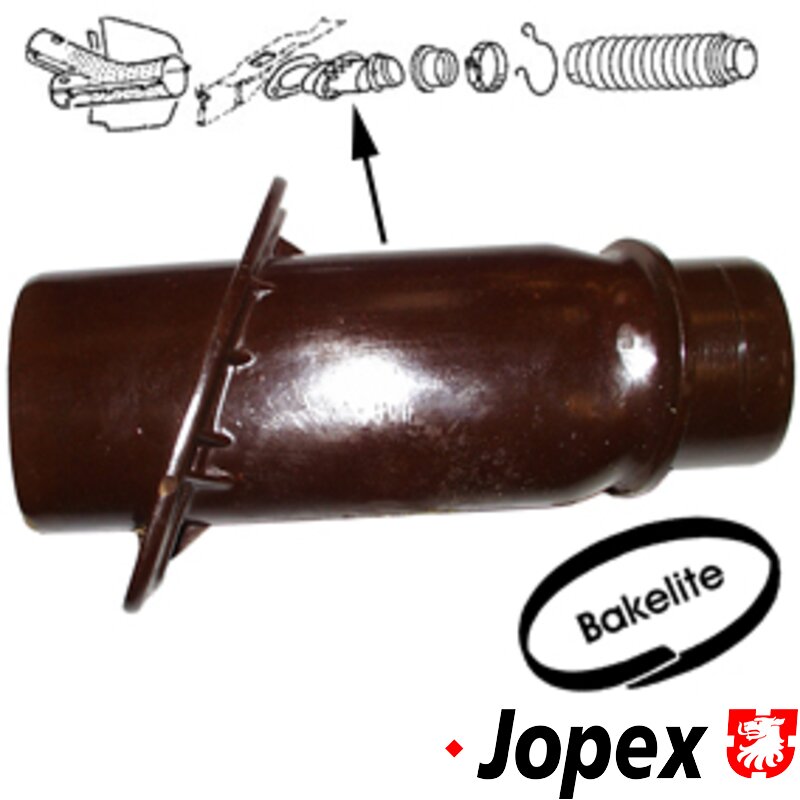 PartzBiz CE: 8123500270-การเชื่อมต่อท่อฮีตเตอร์, เบกาไลต์, ด้านซ้าย PartzBiz CE: 8123500270-การเชื่อมต่อท่อฮีตเตอร์, เบกาไลต์, ด้านซ้าย