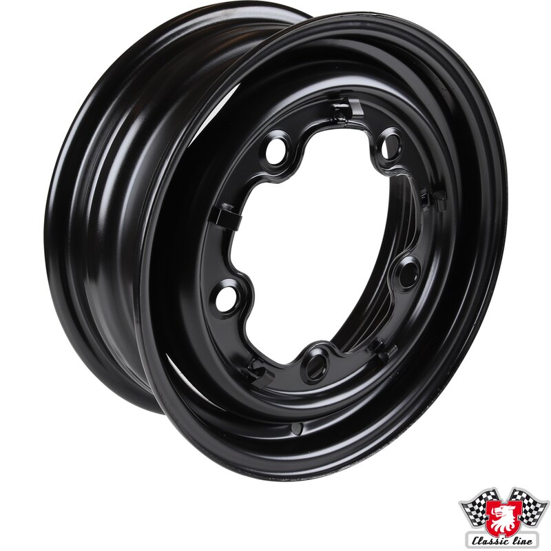 PartzBiz CE: 8160002300-Steel rim, painted, black, 5x14 PartzBiz CE: 8160002300-Steel rim, painted, black, 5x14