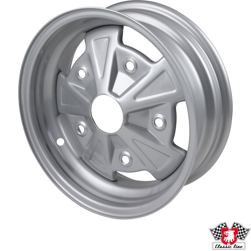 PartzBiz CE: 8160002500-Steel rim, painted, silver PartzBiz CE: 8160002500-Steel rim, painted, silver