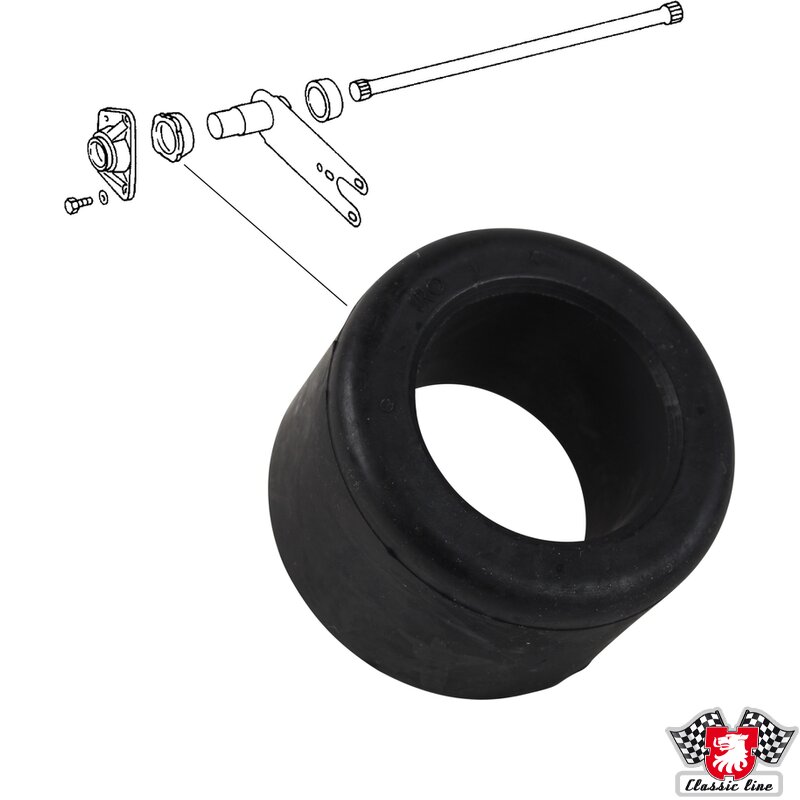 PartzBiz CE: 1652250500-ปลอกยางสำหรับทอร์ชั่นบาร์ PartzBiz CE: 1652250500-ปลอกยางสำหรับทอร์ชั่นบาร์