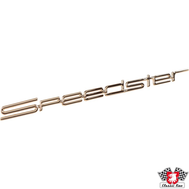 PartzBiz CE: 1681600200-ตราสัญลักษณ์ Speedster สำหรับบังโคลนหน้า สีทอง PartzBiz CE: 1681600200-ตราสัญลักษณ์ Speedster สำหรับบังโคลนหน้า สีทอง