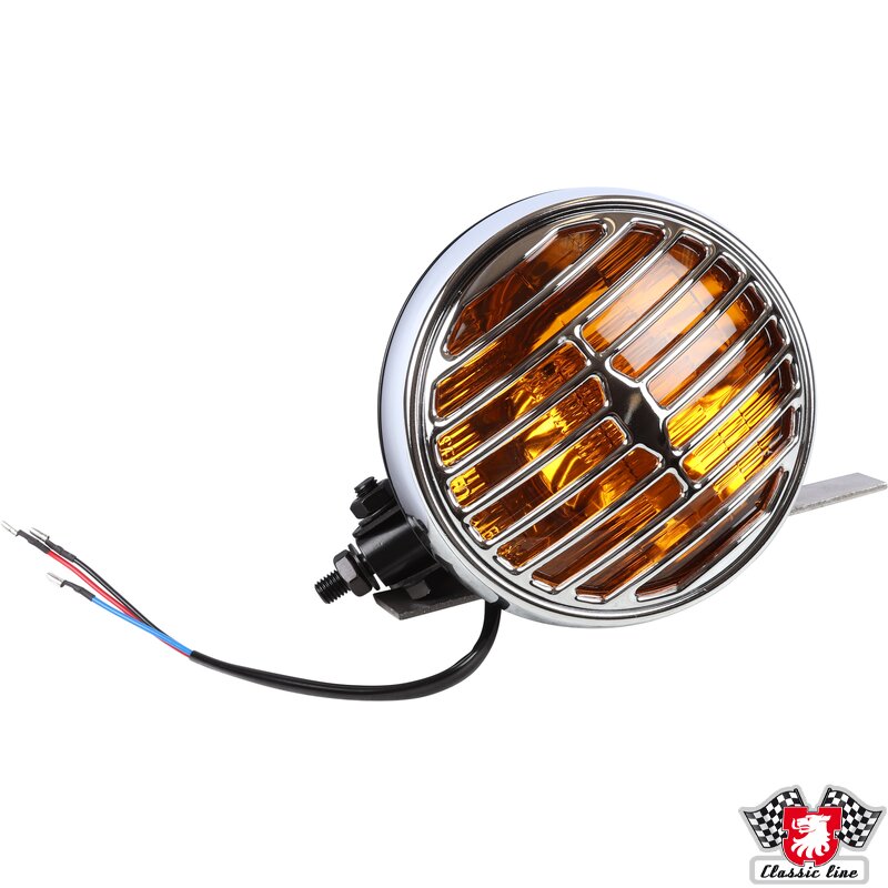 PartzBiz CE: 8195102400-Spot/fog light with chrome rim and PartzBiz CE: 8195102400-Spot/fog light with chrome rim and