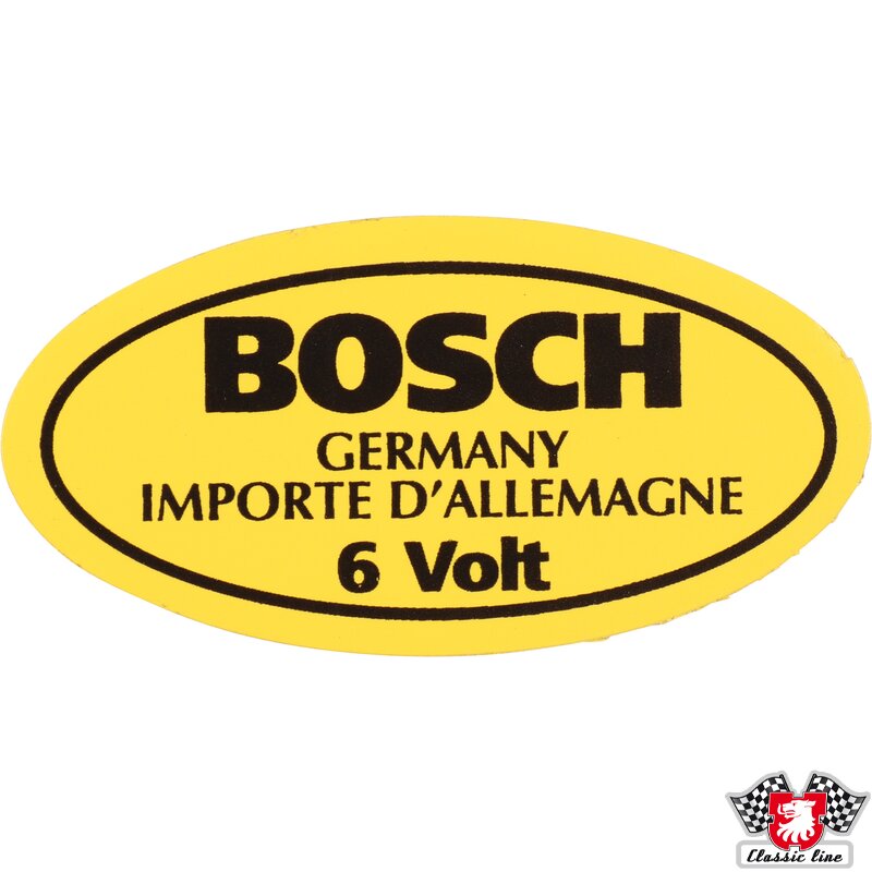 PartzBiz CE: 1601502500-สติกเกอร์ 6 V สำหรับคอยล์ Bosch PartzBiz CE: 1601502500-สติกเกอร์ 6 V สำหรับคอยล์ Bosch