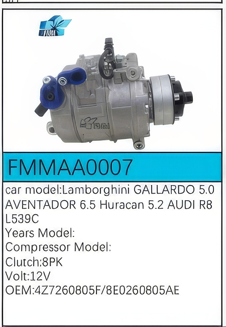 PartzBiz CE: -Compressor for Lamborghini - FMMAA0007 PartzBiz CE: -Compressor for Lamborghini - FMMAA0007