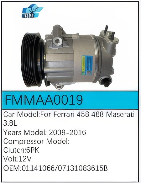 PartzBiz CE: -Compressor for Ferrari - FMMAA0019 PartzBiz CE: -Compressor for Ferrari - FMMAA0019