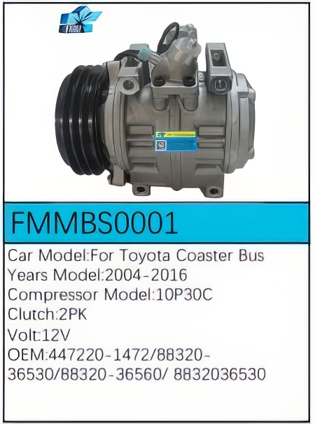 PartzBiz CE: -สำหรับคอมเพรสเซอร์ Toyota - FMMBS0001 PartzBiz CE: -สำหรับคอมเพรสเซอร์ Toyota - FMMBS0001