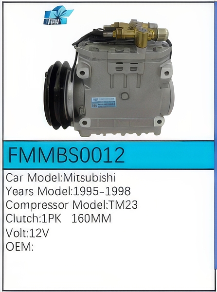 PartzBiz CE: -Compressor for Mitsubishi - FMMBS0012 PartzBiz CE: -Compressor for Mitsubishi - FMMBS0012