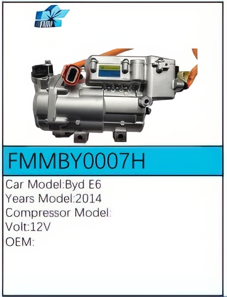 PartzBiz CE: -Compressor for BYD - FMMBY0007H PartzBiz CE: -Compressor for BYD - FMMBY0007H