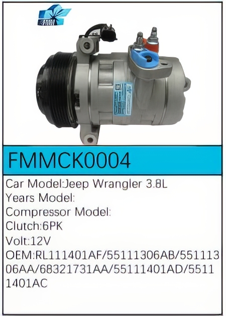 PartzBiz CE: -สำหรับคอมเพรสเซอร์ Jeep - FMMCK0004 PartzBiz CE: -สำหรับคอมเพรสเซอร์ Jeep - FMMCK0004