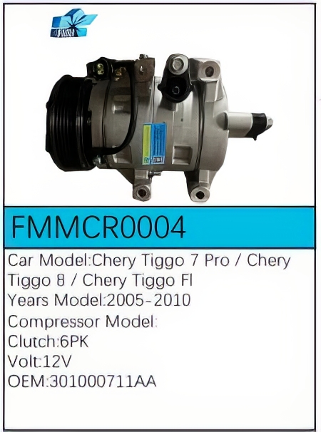 PartzBiz CE: -Compressor for Chery - FMMCR0004 PartzBiz CE: -Compressor for Chery - FMMCR0004