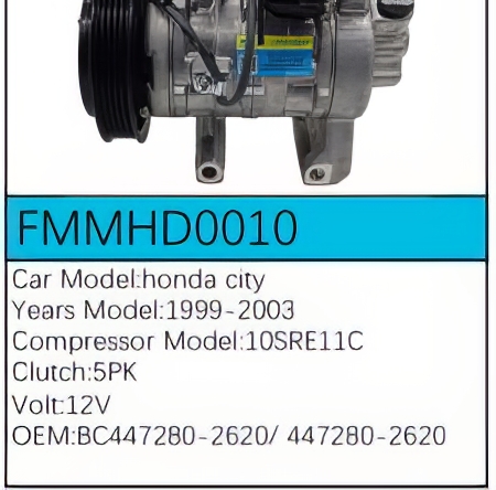 PartzBiz CE: -สำหรับคอมเพรสเซอร์ Honda - FMMHD0010 PartzBiz CE: -สำหรับคอมเพรสเซอร์ Honda - FMMHD0010