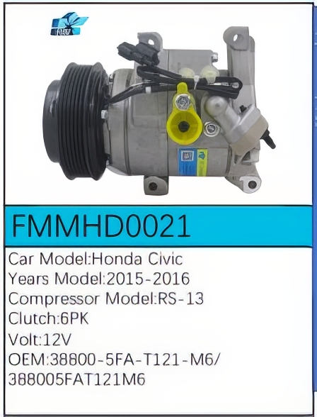 PartzBiz CE: -สำหรับคอมเพรสเซอร์ Honda - FMMHD0021 PartzBiz CE: -สำหรับคอมเพรสเซอร์ Honda - FMMHD0021