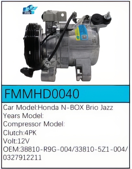 PartzBiz CE: -สำหรับคอมเพรสเซอร์ Honda - FMMHD0040 PartzBiz CE: -สำหรับคอมเพรสเซอร์ Honda - FMMHD0040
